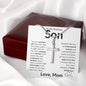 Son You Are a Precious Gift | Stainless Steel Cross