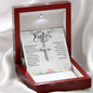 Happy Easter Filled with Love | Stainless Steel Cross Necklace