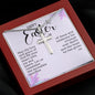 Happy Easter Joy & Peace | Stainless Steel Cross Necklace