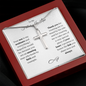Father In Law | Faith Stainless Steel Cross