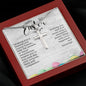 Happy Easter Filled with Love | Stainless Steel Cross Necklace