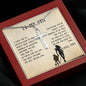 Son Believe Deep in Your Heart | Cross Necklace Love Mom