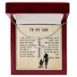 Son Believe Deep in Your Heart | Cross Necklace Love Mom