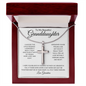 Beautiful Granddaughter Cross | Love Grandma