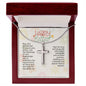 Happy Easter Love & Grace | Stainless Steel Cross Necklace