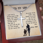 Son Believe Deep in Your Heart | Cross Necklace Love Mom