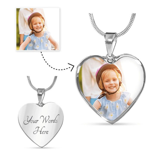 Expectant Mom Gift, New Mom Gift | Heart Pendant Necklace