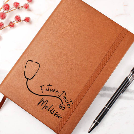 Personalized Future Doctor | Leather Journal