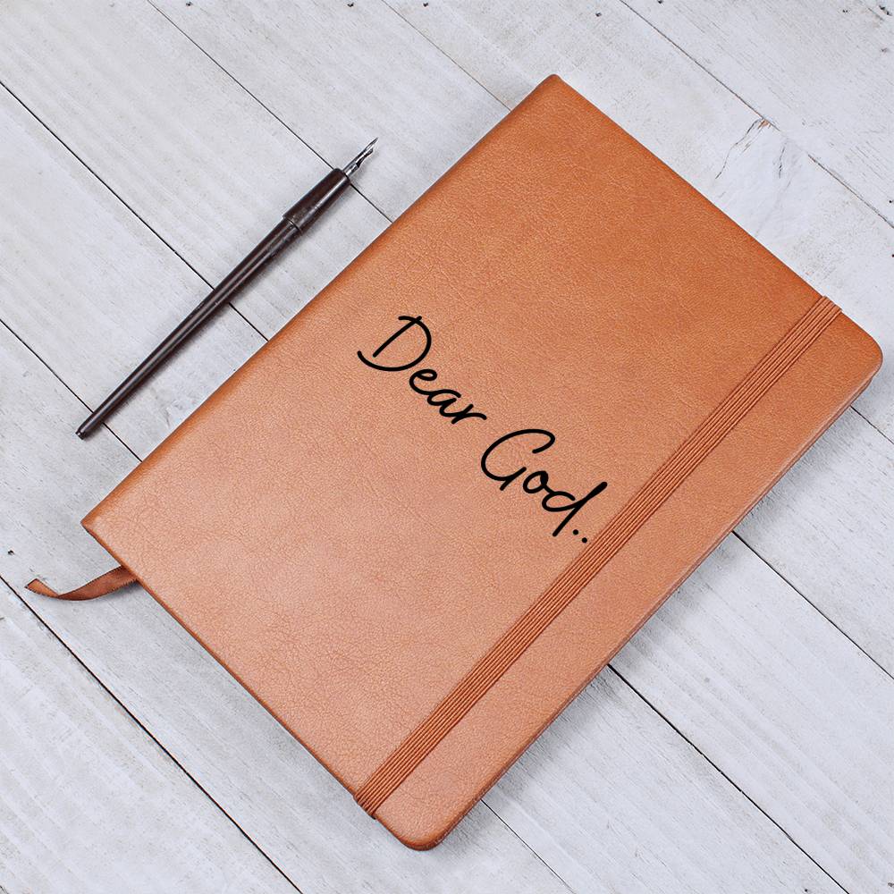 Dear God | Plain Leather Journal