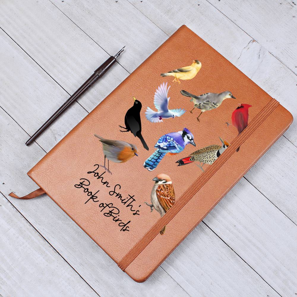 Personalized Bird Watcher | Leather Journal
