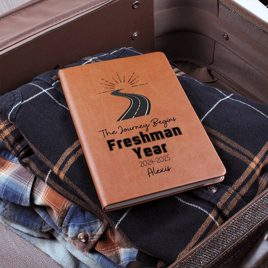 Personalized Freshman Year 24-25' |Leather Journal