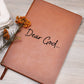 Dear God | Plain Leather Journal