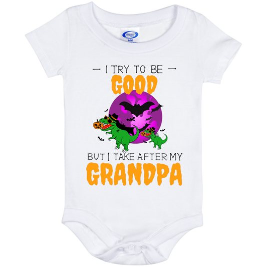 I Try to Be Good |  Baby Onesie 6 Month