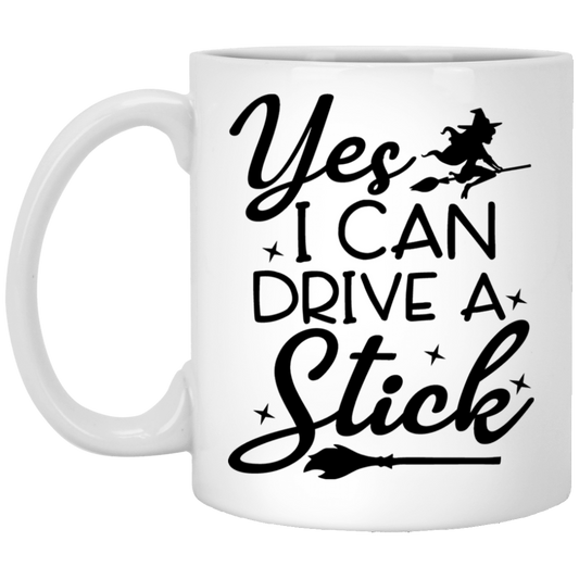 Yes, I Can Drive Stick | 11 oz. White Mug