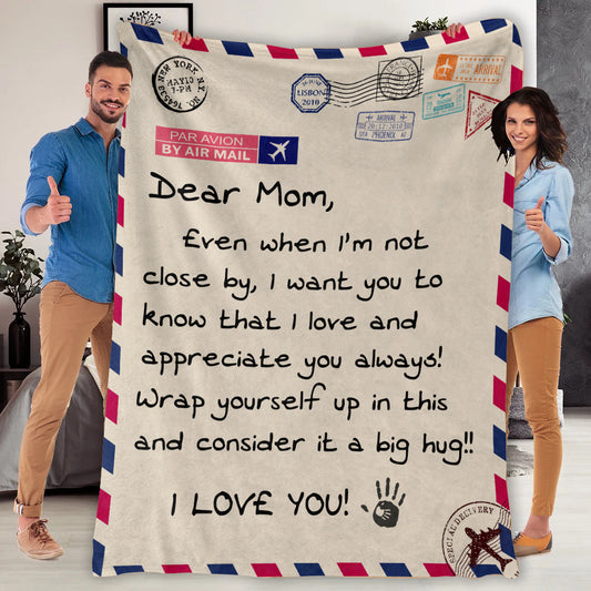 Dear Mom |Cozy Plush Fleece Blanket