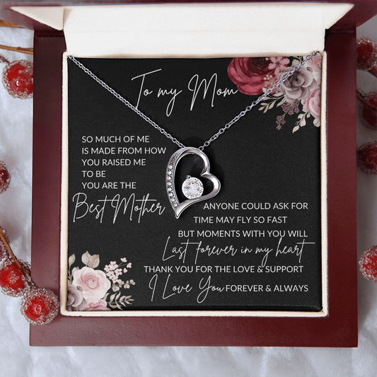 To My Mom Thank You for the Love | Forever Love Necklace