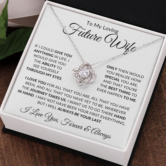 To My Loving Future Wife | Love Knot Necklace