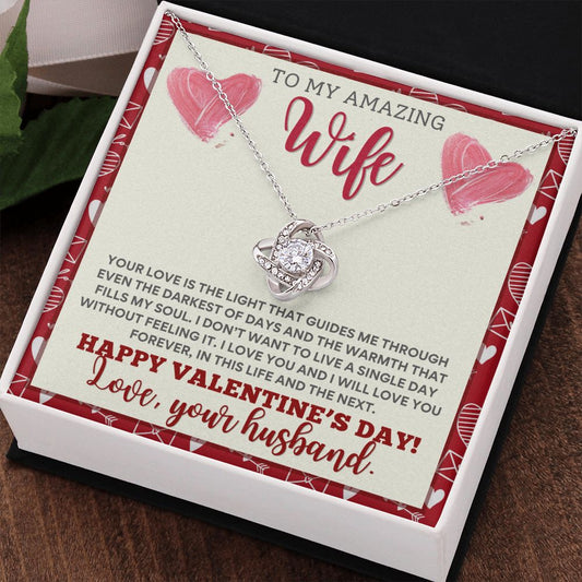 To My Amazing Wife | Love Knot Necklace