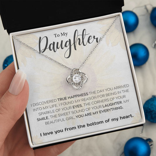 True Happiness Daughter | Love Knot Necklace