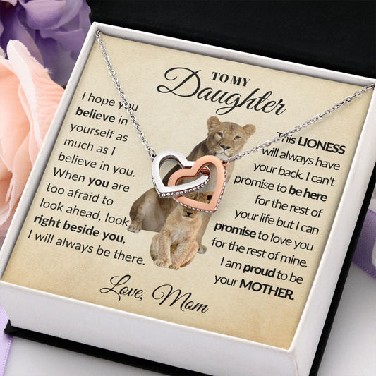 I am Proud to be Your Mother | Interlocking Hearts Necklace