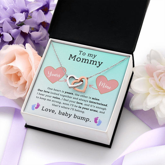 To My Mommy Our Love | Interlocking Hearts Necklace