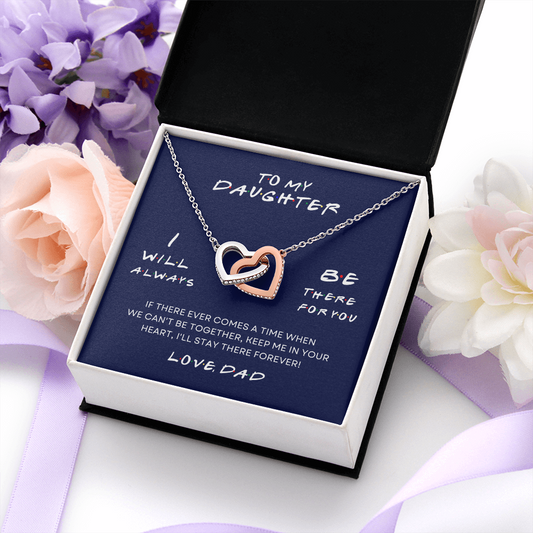 I Will Always Be There | Interlocking Hearts Necklace