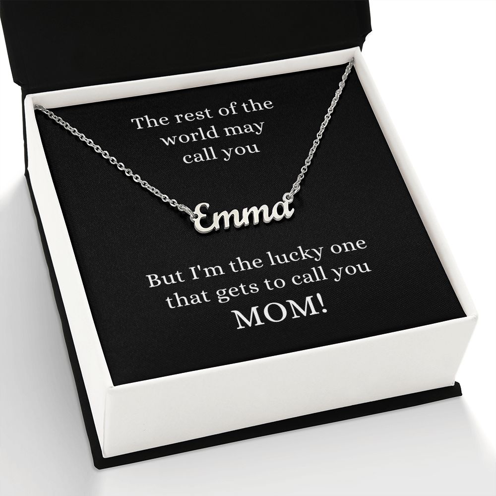 I'm the Lucky One | Custom Name Necklace