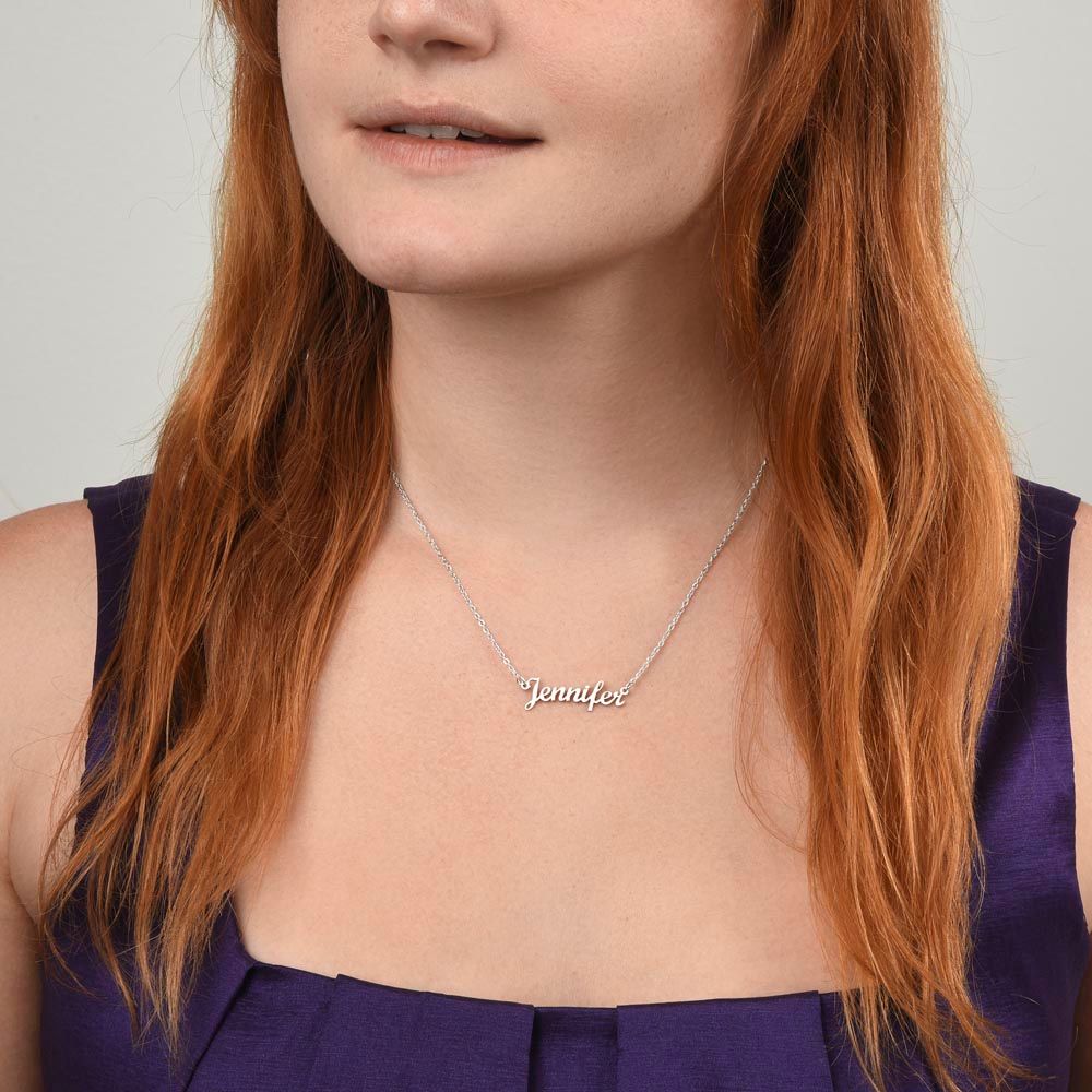 I'm the Lucky One | Custom Name Necklace