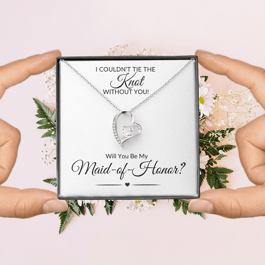 Maid of Honor Forever Love Necklace