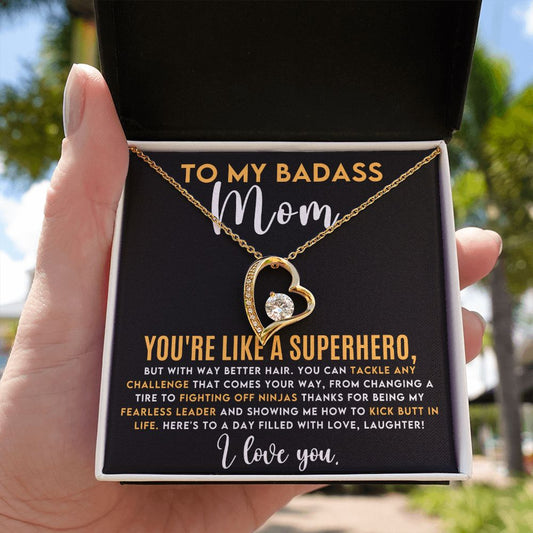 To My Badass Mom | Forever Love Necklace